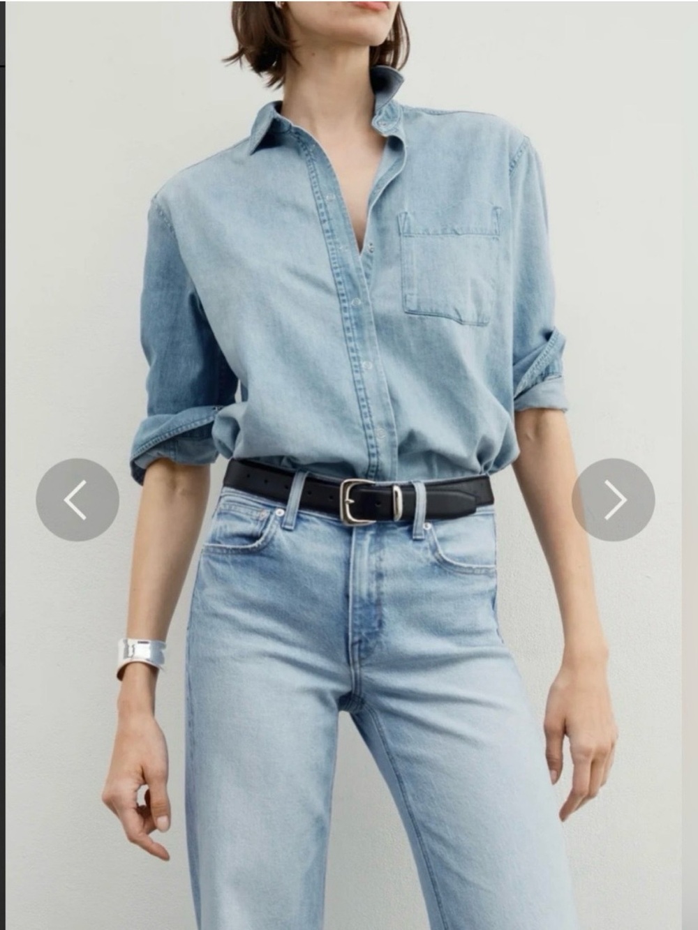 AYR The Deep End Denim Button Down Shirt